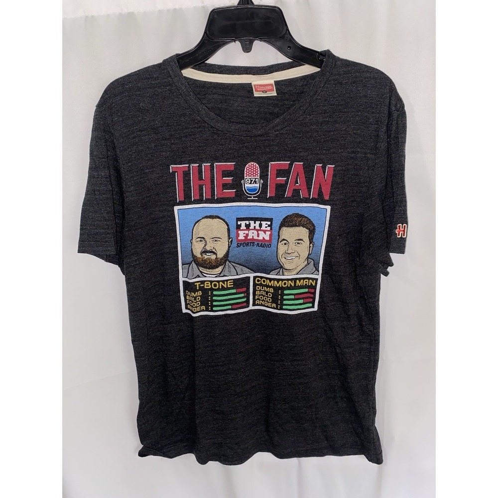 Homage The Fan Radio 97.1 Columbus Ohio‎ T-Bone Common Man T Shirt Medium